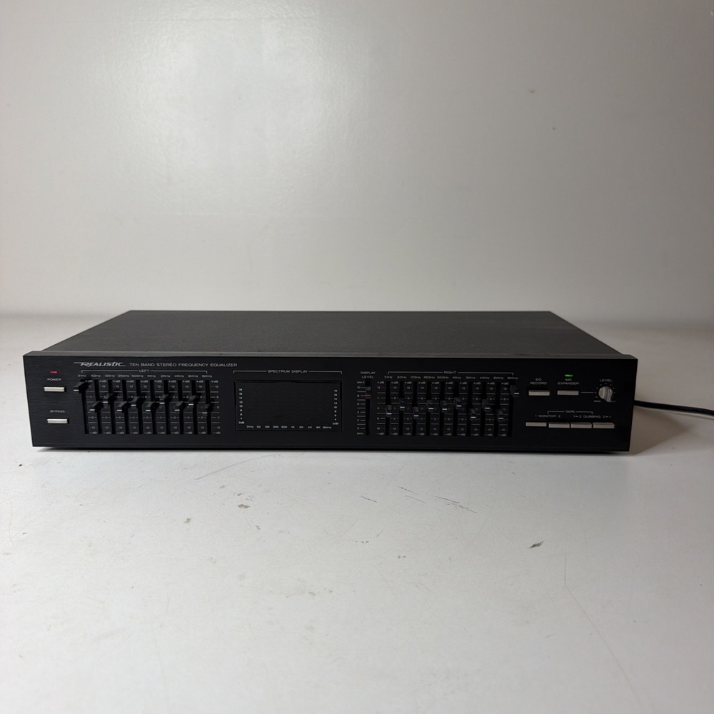 Realistic 31-2020A Dual 10 Band Stereo Frequency Equalizer